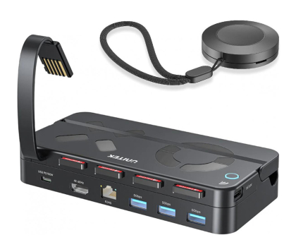 Akcesoria do konsol UNITEK Stacja dokująca Nintendo Switch - PD 100W, HDMI, RJ-45, SD G1002G01